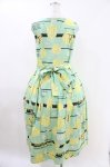 画像3: Jane Marple / Jolies broderies square dress  citron green H-26-04-13-009-JM-OP-KB-ZH (3)