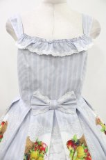 画像4: Emily Temple cute / Fruitバスケットノースリーブワンピース  グレー H-26-04-13-001-ET-OP-KB-ZH (4)