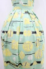 画像5: Jane Marple / Jolies broderies square dress  citron green H-26-04-13-009-JM-OP-KB-ZH (5)