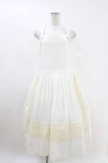 画像1: Jane Marple / Winter lace tablier skirt M アイボリー H-26-04-13-010-JM-SK-KB-ZH (1)