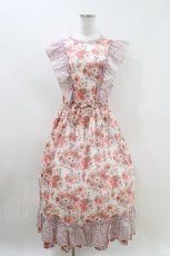 画像1: Jane Marple / MADELEINE&COLLEEN’S ORCHARDフリルトリムドレス  ピンク H-26-04-13-011-JM-OP-KB-ZH (1)