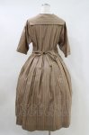 画像3: Jane Marple Dans Le Salon / ダブルカラーストライプワンピース  ベージュ H-26-04-13-012-JM-OP-KB-ZH (3)