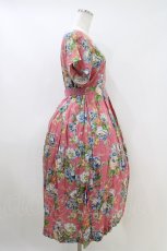 画像2: Jane Marple Dans Le Salon / Flower parlourゴアードドレス  ピンク H-26-04-13-015-JM-OP-KB-ZH (2)