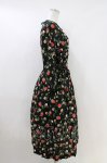 画像2: Jane Marple / Fortune gardeｎ side ribbon dress M ブラック H-26-04-13-019-JM-OP-ET-ZH (2)