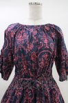 画像4: Jane Marple Dans Le Salon / Marie Antoinette drawstring sleeve dress Free ネイビー H-26-04-13-020-JM-OP-KB-ZH (4)