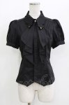 画像1: ALGONQUINS / バタフライカラージャボ付ブラウス  ブラック H-26-04-14-030-AL-BL-KB-ZH (1)