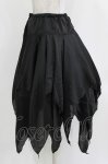 画像2: ALGONQUINS / イレギュラースカート  ブラック H-26-04-14-004-AL-SK-KB-ZH (2)