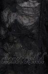 画像4: DARK RED  RUM / ダメージカットアシメシャツ  ブラック H-26-04-14-040-HN-BL-KB-ZH (4)