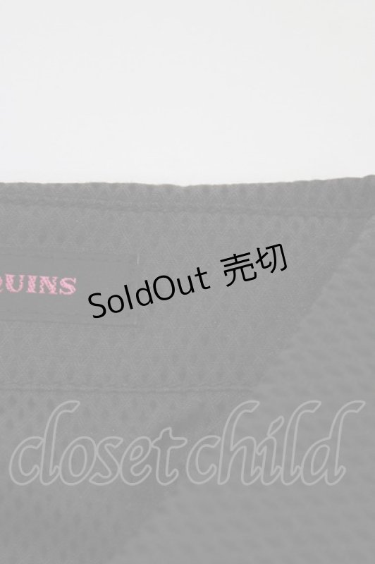 画像5: ALGONQUINS / キャットカラーブラウス  ブラック H-26-04-14-041-AL-BL-KB-ZH (5)