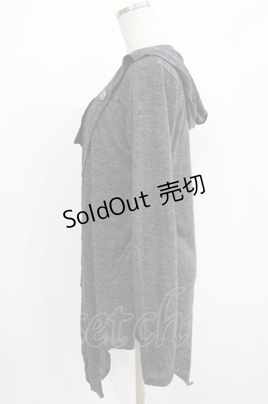 画像2: ALGONQUINS / レイヤード風トップス  グレー×ブラック H-26-04-14-043-AL-TO-KB-ZH (2)