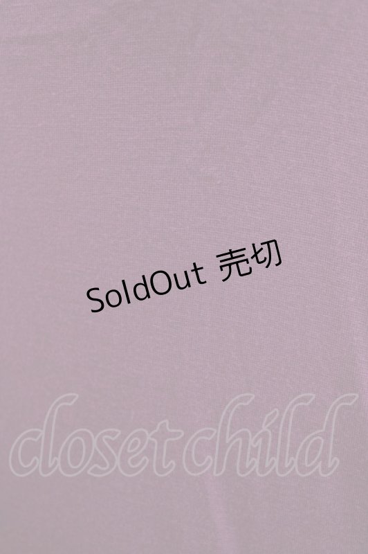 画像4: ALGONQUINS / レース切替カットソーカーディガン  パープル×ブラック H-26-04-14-046-AL-TO-KB-ZH (4)