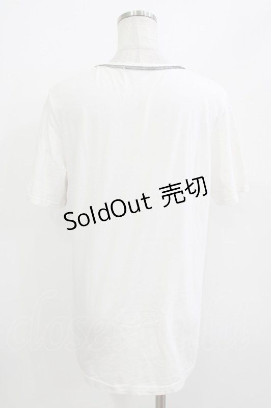 画像3: ALGONQUINS / プリント半袖カットソー  白 H-26-04-14-050-AL-TO-AK-ZH (3)