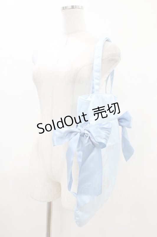 画像2: Maison de FLEUR / シナモロール/ダブルリボントート  サックス H-26-04-14-1040-LO-BG-NS-ZH (2)