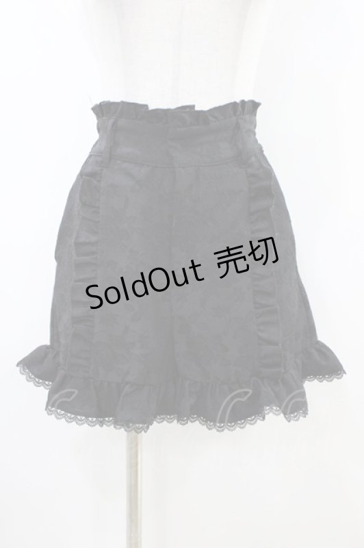 画像1: DearMyLove / パールバックルジャガードショートパンツ S ブラック H-26-04-14-1044-EL-PA-NS-ZH (1)