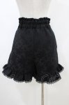 画像2: DearMyLove / パールバックルジャガードショートパンツ S ブラック H-26-04-14-1044-EL-PA-NS-ZH (2)