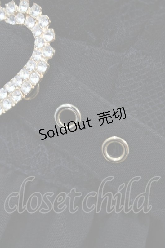 画像3: Rojita / ハートバックルサス付スカート Free ブラック H-26-04-14-1050-LO-SK-NS-ZH (3)