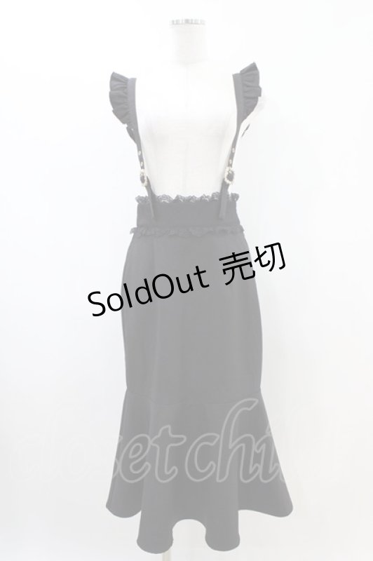 画像1: Rojita / サス付マーメイドスカート Free ブラック H-26-04-14-1051-LO-SK-NS-ZH (1)