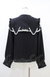 画像2: DearMyLove / フリルレース猫耳ブラウス M ブラック H-26-04-14-1058-EL-BL-NS-ZH (2)