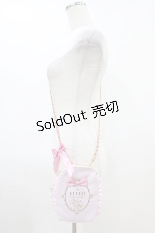 画像1: Maison de FLEUR / マイメロディ/モバイルショルダー  ピンク H-26-04-14-1033-LO-BG-NS-ZH (1)