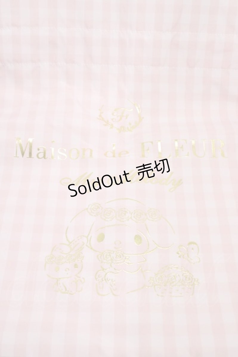 画像3: Maison de FLEUR / マイメロディ/ダブルリボントート  ギンガムピンク H-26-04-14-1037-LO-BG-NS-ZH (3)