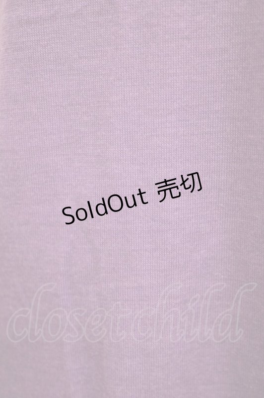 画像4: ALGONQUINS / プリントアシメカットソー  パープル×ブラック H-26-04-14-060-AL-TO-KB-ZH (4)