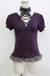 画像1: STEAM / チョーカーホルターカットソー  パープル H-26-04-14-061-HN-TO-KB-ZH (1)