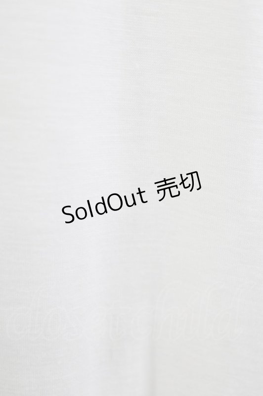 画像4: ALGONQUINS / ストライプ切替プリントカットソー  オフホワイト×ブラック H-26-04-14-064-AL-TO-KB-ZH (4)