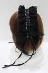 画像2: MAJOH(MR corset) / HAIRPIN HEAD DRESS  ブラック×シルバー H-26-04-14-076-0-AC-KB-ZH (2)