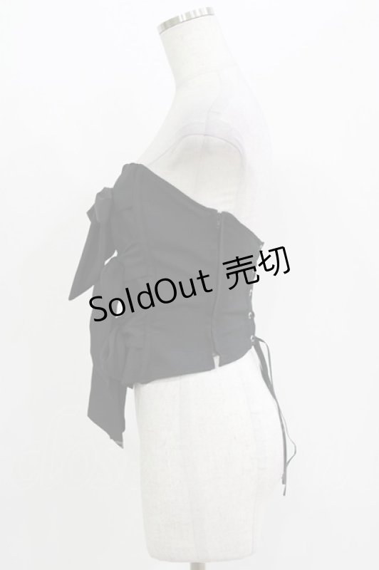 画像2: MIHO MATSUDA / コルセット・アシュー  ブラック H-26-04-14-009-GO-TO-KB-ZH (2)