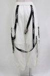 画像3: Amilige / ロゴベルトボンテージパンツ  白×黒 H-26-04-14-014-PU-PA-KB-ZH (3)