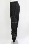 画像2: BACKSTAGE PASS / パラシュートワイドカーゴパンツ  ブラック H-26-04-14-015-PU-PA-KB-ZH (2)