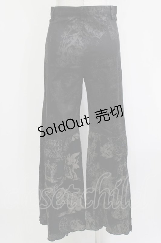 画像3: NAOTO SEVEN / 異素材切替パンツ  ブラック H-26-04-14-021-HN-PA-KB-ZH (3)