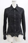 画像1: ALGONQUINS / コウモリ衿ブラウス  ブラック H-26-04-14-025-AL-BL-KB-ZH (1)
