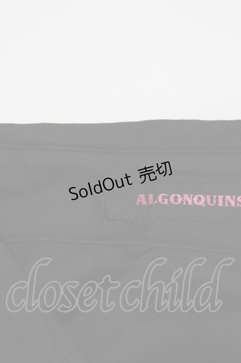 画像4: ALGONQUINS / コウモリ衿ブラウス  ブラック H-26-04-14-025-AL-BL-KB-ZH (4)