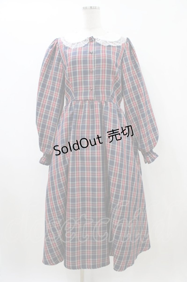 画像1: m petit by misako / サンリオキャラクターズコラボ ハローキティ ワンピース L ネイビー H-26-04-15-028-LO-OP-NS-ZH (1)