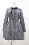 画像1: mellfy memory / Love and classy tweed ワンピース M mini ブラック H-26-04-15-033-0-OP-YZ-ZH (1)
