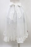 画像2: Cherirulu Chocola / MYフリルSK+エプロン L ホワイト H-26-04-15-039-GO-SK-NS-ZH (2)