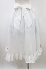 画像2: Cherirulu Chocola / MYフリルSK+エプロン L ホワイト H-26-04-15-039-GO-SK-NS-ZH (2)