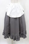 画像1: Cherirulu Chocola / MYフリルSK+エプロン L グレー H-26-04-15-041-GO-SK-NS-ZH (1)
