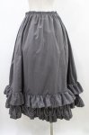 画像2: FLC / MINA*ティアードスカート L グレー H-26-04-15-042-LO-SK-NS-ZH (2)
