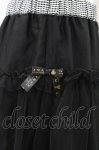 画像5: m petit by misako / NINA'S/RVパニエスカート L ブラック/ブラックギンガム リバーシブル H-26-04-15-043-LO-SK-NS-ZH (5)
