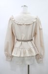 画像2: FLC / MINA*ペプラムブラウス L アイボリー H-26-04-15-050-LO-BL-NS-ZH (2)