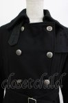 画像4: FRILL / 刺繍ダブルボタンコート  ブラック H-26-04-15-1029-HN-CO-KB-ZH (4)