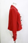 画像2: Jane Marple Dans Le Salon / ショートダッフルコート  赤 H-26-04-15-1030-JM-CO-KB-ZH (2)