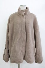 画像1: NieR Clothing / 軽量ふわもこボアアウター  ブラウン H-26-04-15-1032-PU-CO-KB-ZTC019 (1)