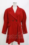 画像1: Jane Marple / タックスリーブコート  レッド H-26-04-15-1037-JM-CO-KB-ZH (1)