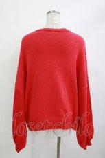 画像2: Candy Stripper / FUNNY PUPPY KNIT  レッド H-26-04-15-1005-PU-TO-KB-ZT0517H (2)