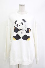 画像1: Candy Stripper / ANARCHY PANDA SWEATワンピース 2 オフホワイト H-26-04-15-1006-PU-OP-KB-ZH (1)