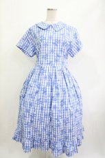 画像1: Jane Marple / Picnic cloth joyfulドレス  ブルー H-26-04-15-1002-JM-OP-KB-ZH (1)