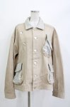 画像1: MILKBOY / ARM RIPPED JACKET  ベージュ×グレーマーブル H-26-04-15-1025-MB-JA-KB-ZH (1)